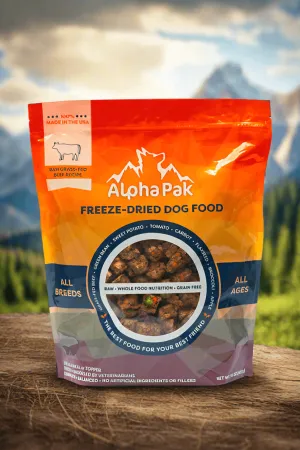 🐾 Alpha Pak Raw Dog Food – Fuel Their Adventure! 🌿🍖