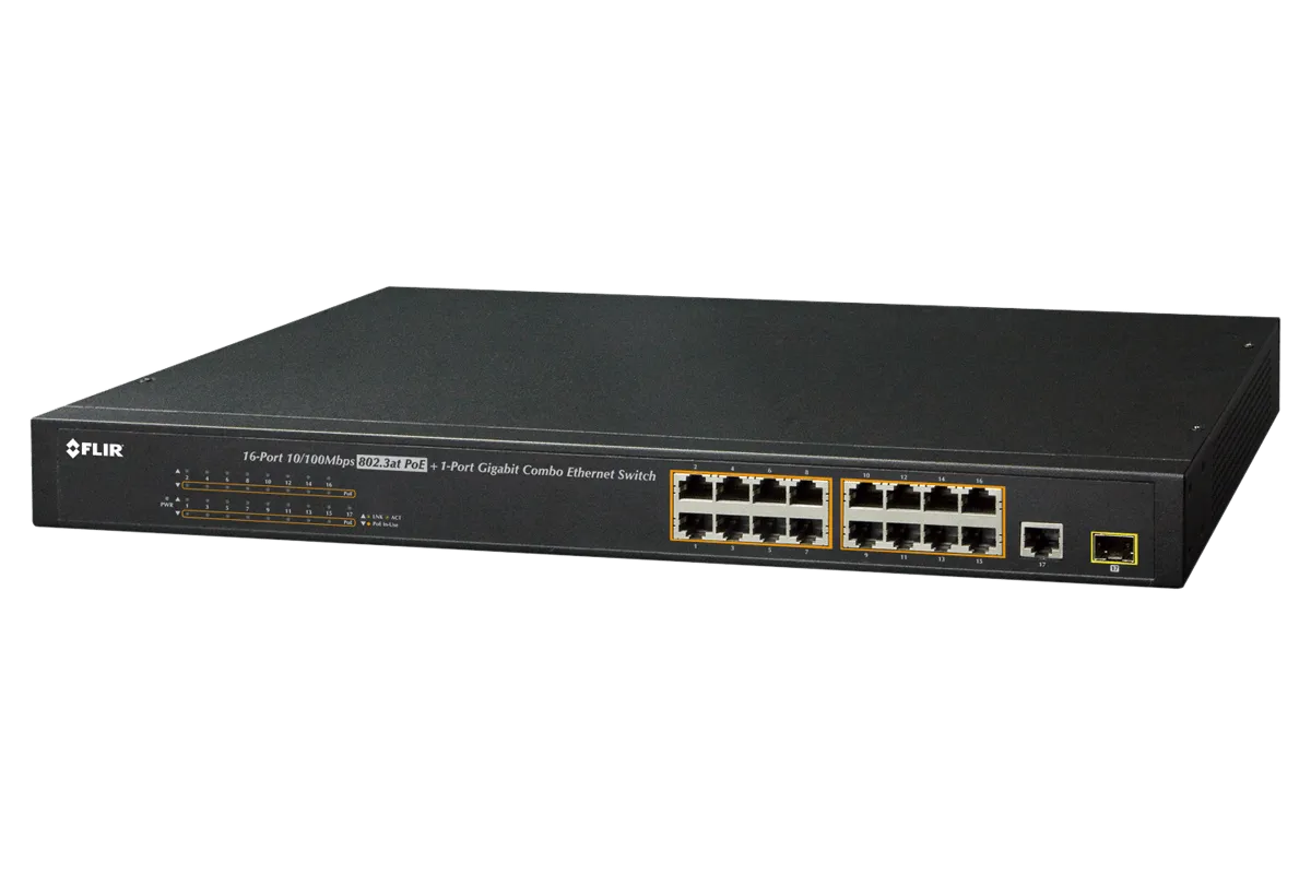 16-Channel PoE  Switch