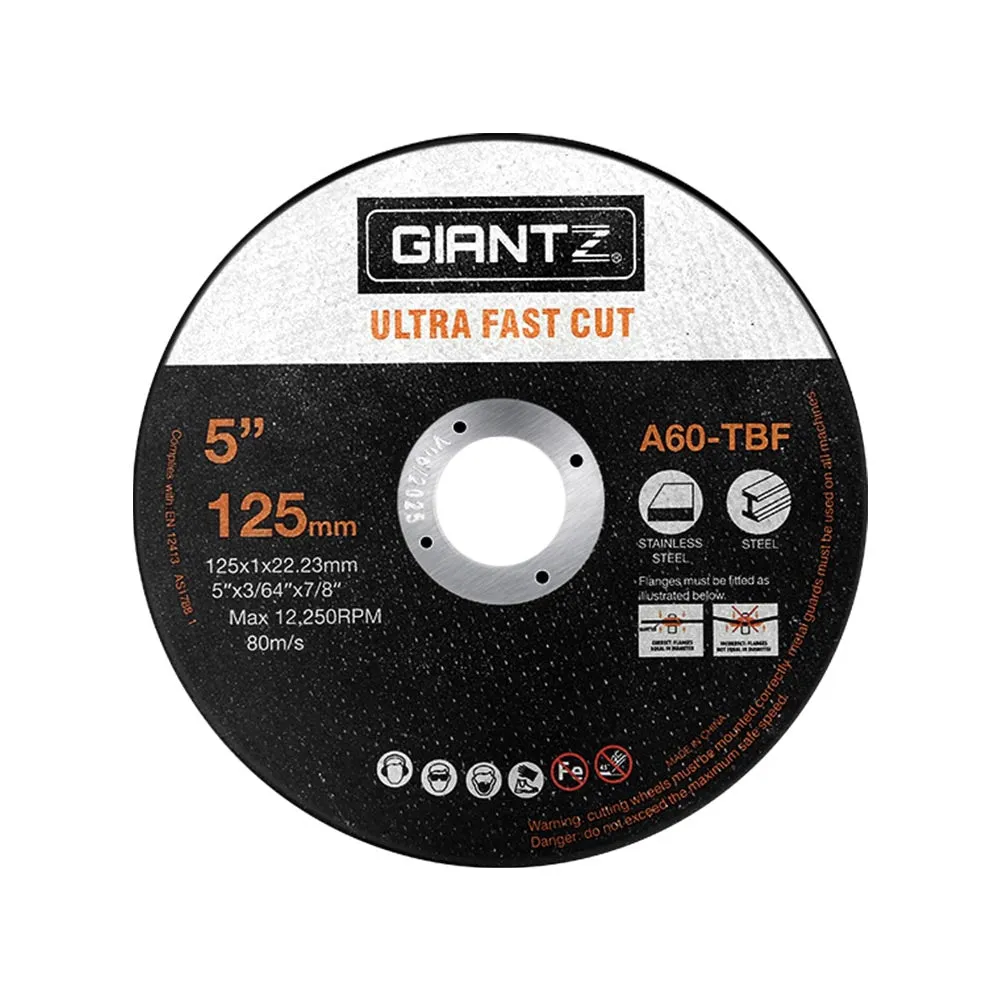 200-Piece Cutting Discs 5" 125mm,200pcs 5" Cutting Discs 125mm Angle Grinder Thin Cut Off Wheel for Metal