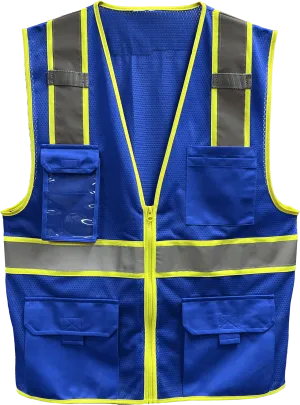 500GTRB Enhanced Visibility Vest - Royal Blue