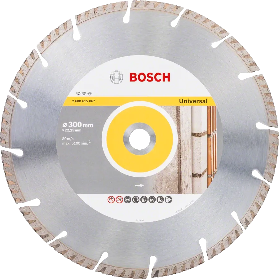 Bosch Professional | Cutting Disc Std for Univ. 300X22,23X3,3mm Segmented