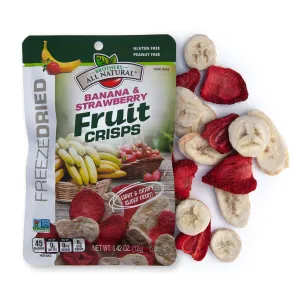 Brother's All Natural Freeze Dried Banana & Strawberry Fruit Crisps Single .42oz