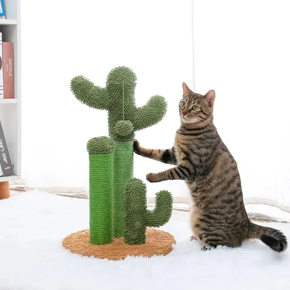 Cactus Cat Tree with Scratcher Post