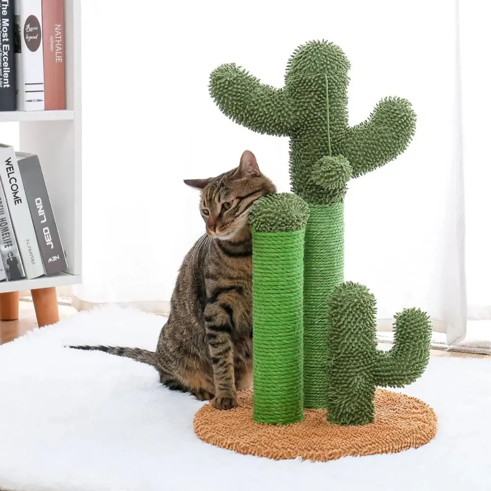 Cactus Cat Tree with Scratcher Post