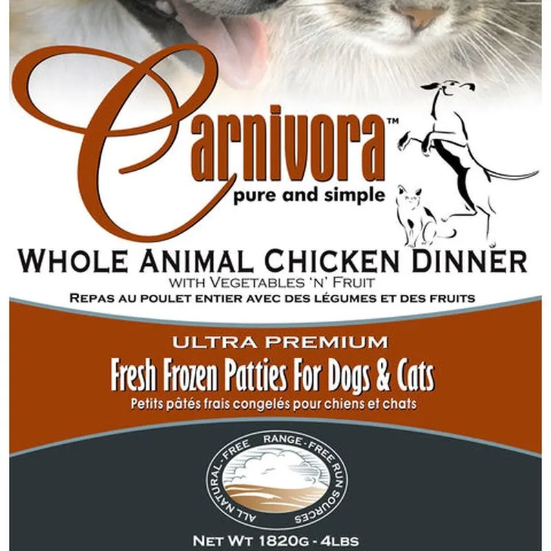 Carnivora Chicken Dinner w/fruit&veg - 4LB or 25LB