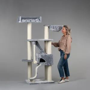 Cat Mansion Light Grey