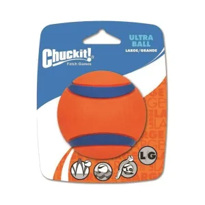 Chuckit! 17030 Dog Toy, L, Rubber, Blue/Orange