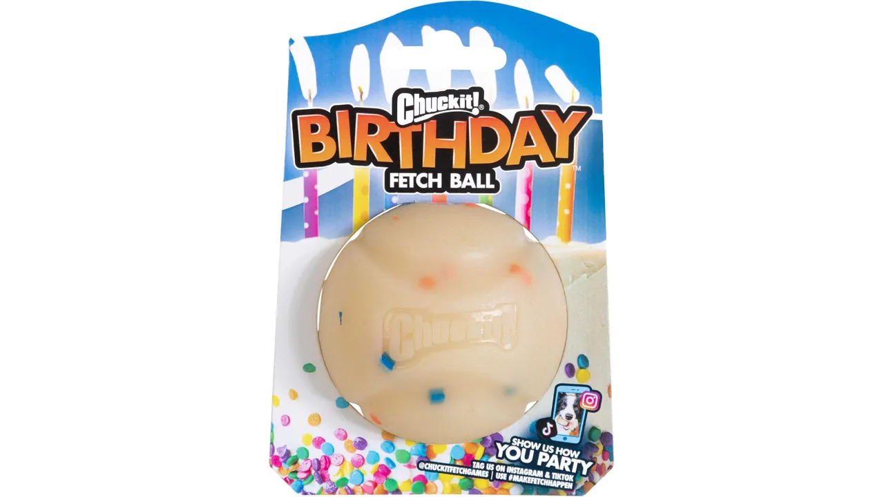 ChuckIt! Birthday Fetch Ball Medium