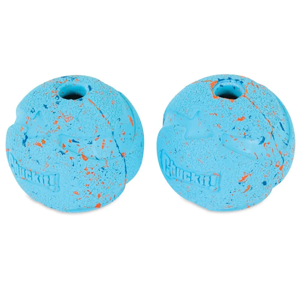 Chuckit Rebounce Recycled Rubber Ball Medium Dog Toy 2 Pack