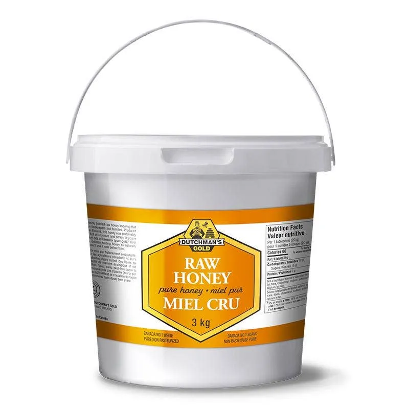 Dutchman's Gold - Raw Honey - Plastic Pail