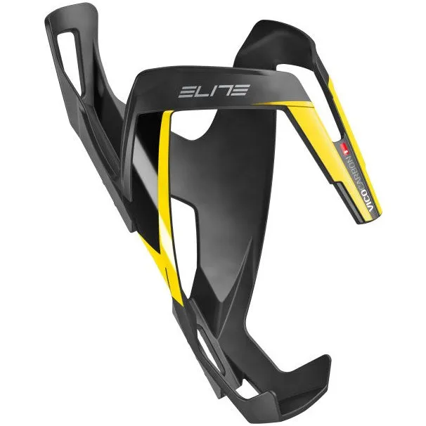 Elite Vico Carbon Cage - Yellow/Black