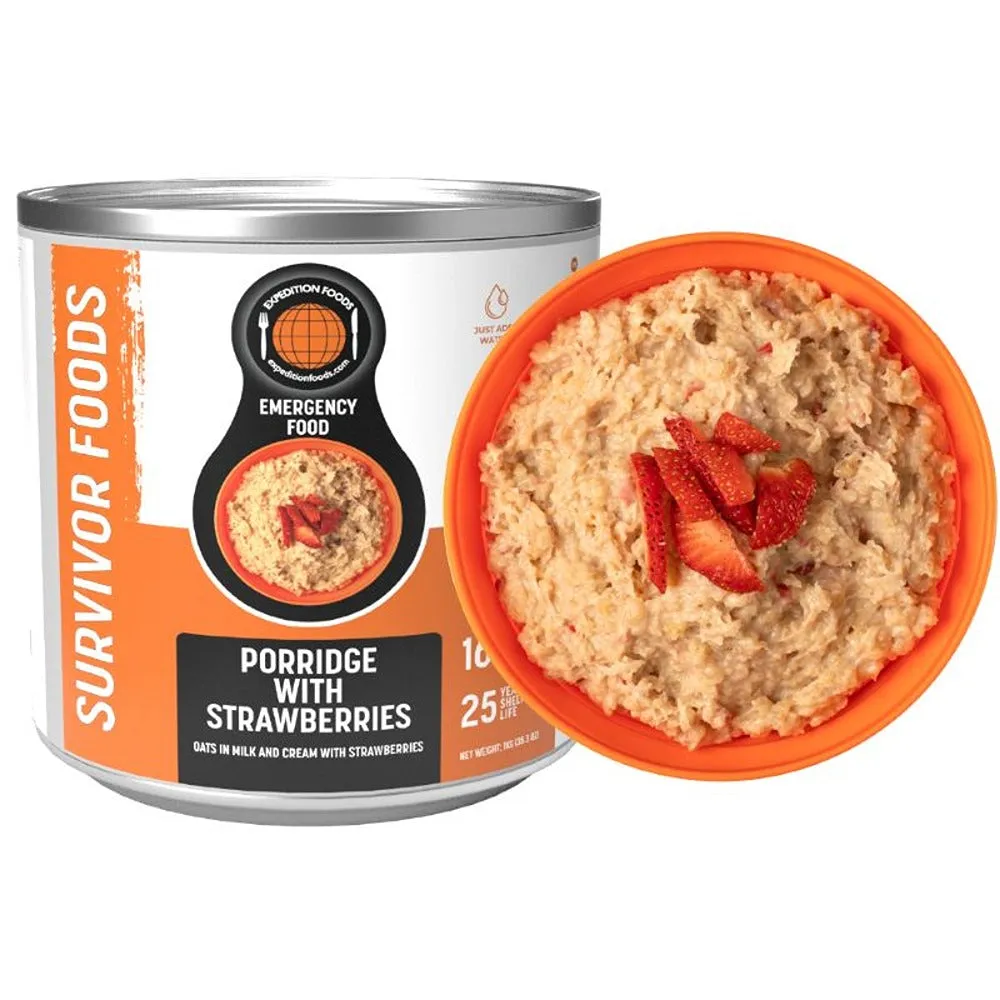 Expedition Foods Porridge with Strawberries (SURVIVOR FOODS RANGE)