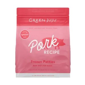 Green Juju Raw Diet Pork Slider & Patties