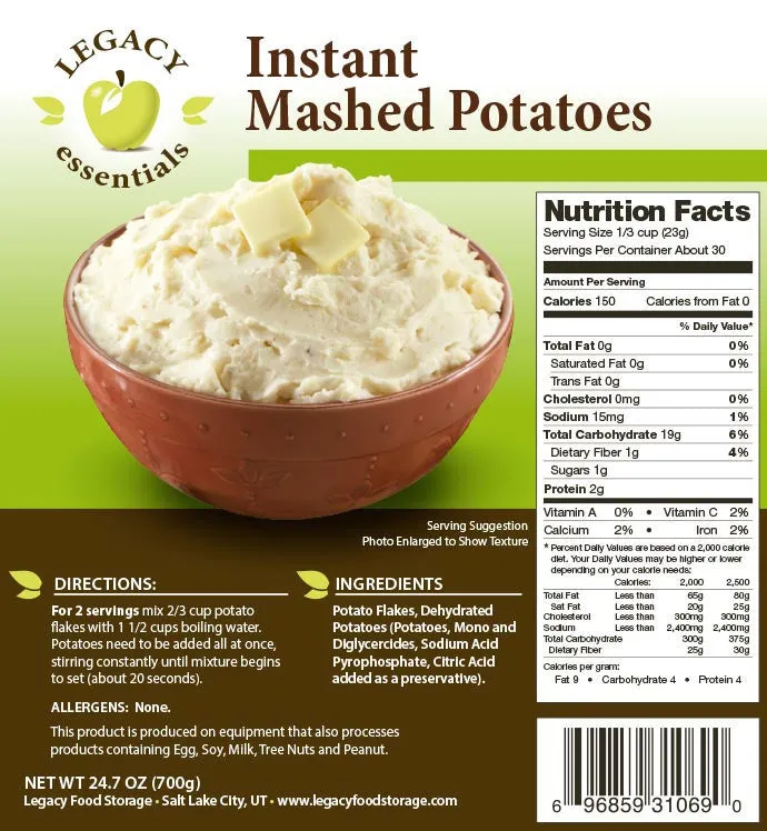 Instant Mashed Potatoes