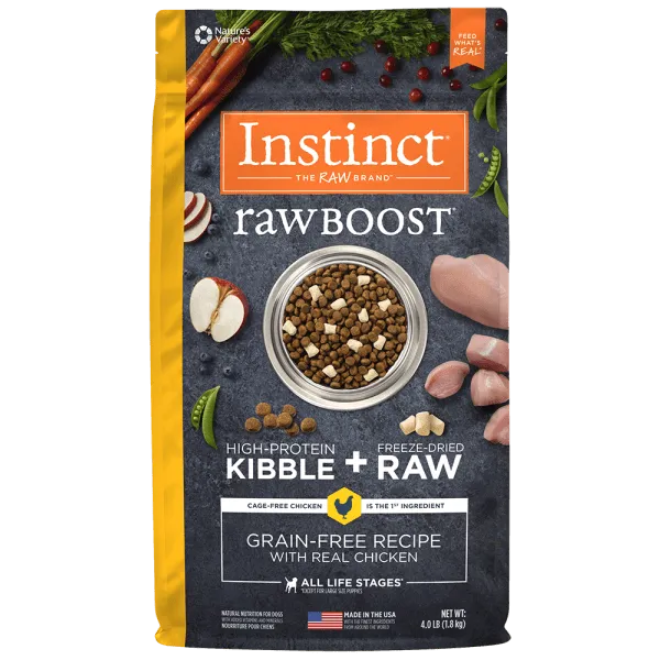 Instinct Raw Boost Real Chicken Recipe Dry Dog Food