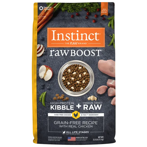 Instinct Raw Boost Real Chicken Recipe Dry Dog Food