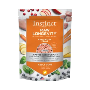 Instinct Raw Longevity Cage-Free Chicken Bites Frozen Dog Food