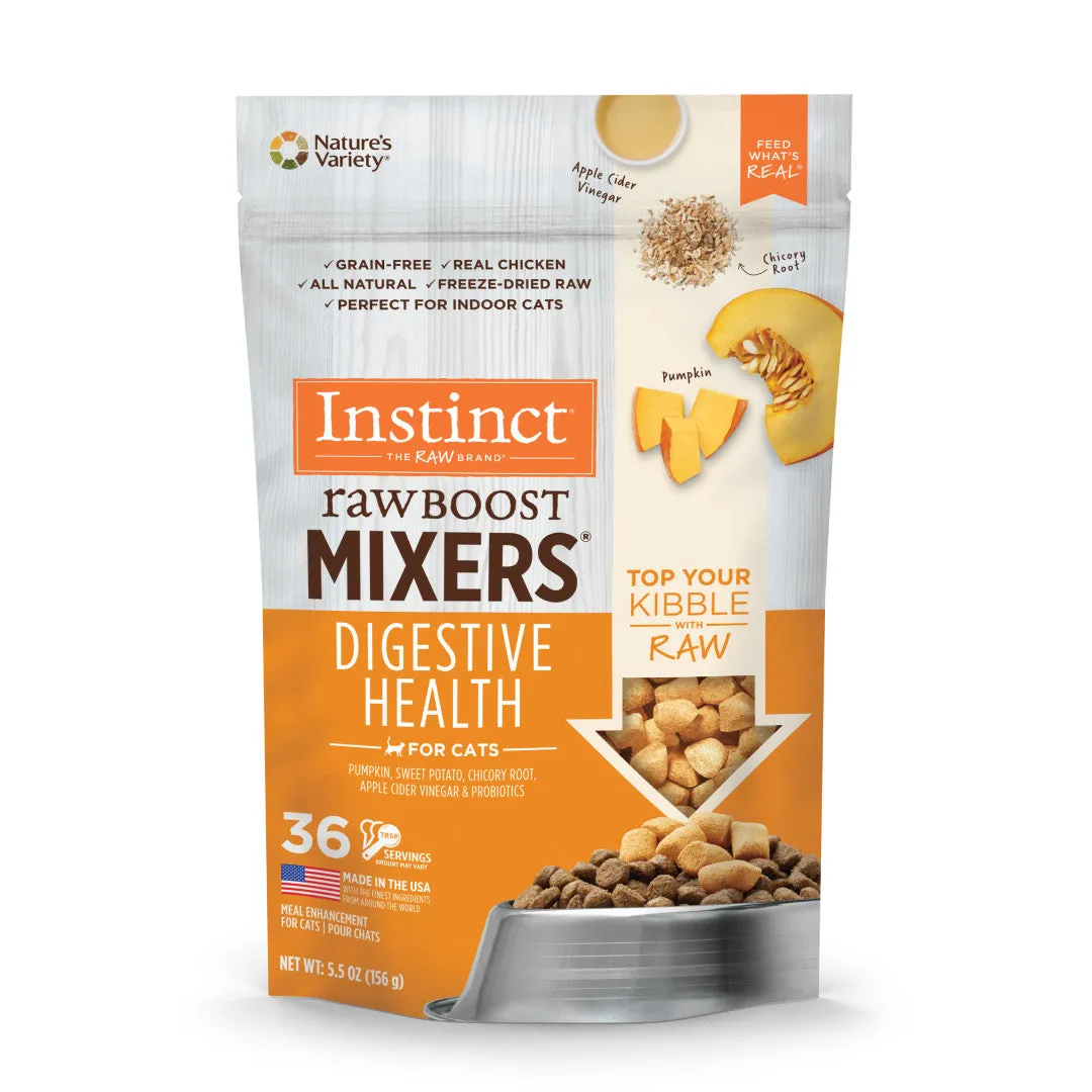 Instinct The Raw Brand Cat Raw Boost Mixers Freeze-Dried Raw Digestive Health Recipe 5.5oz