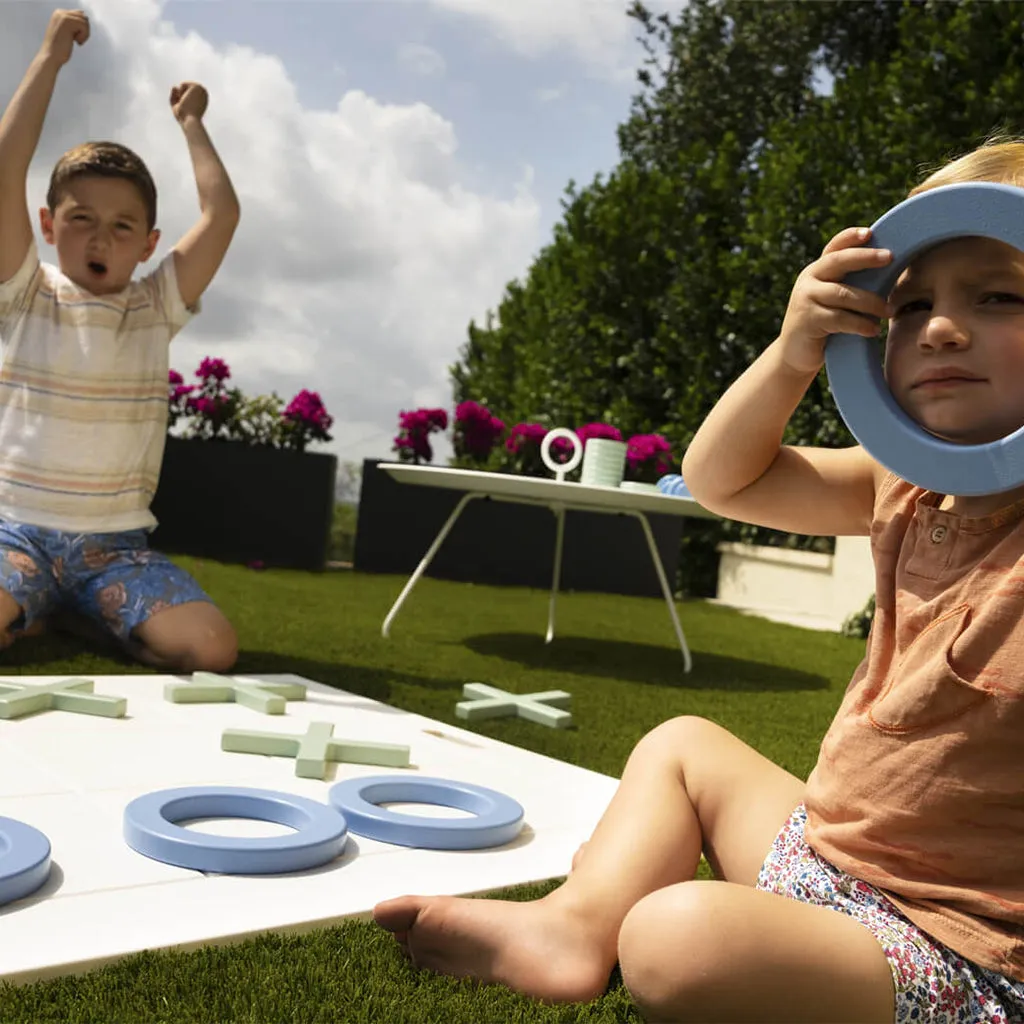 Ledge Lounger Checkers & Tic Tac Toe - Outdoor Game