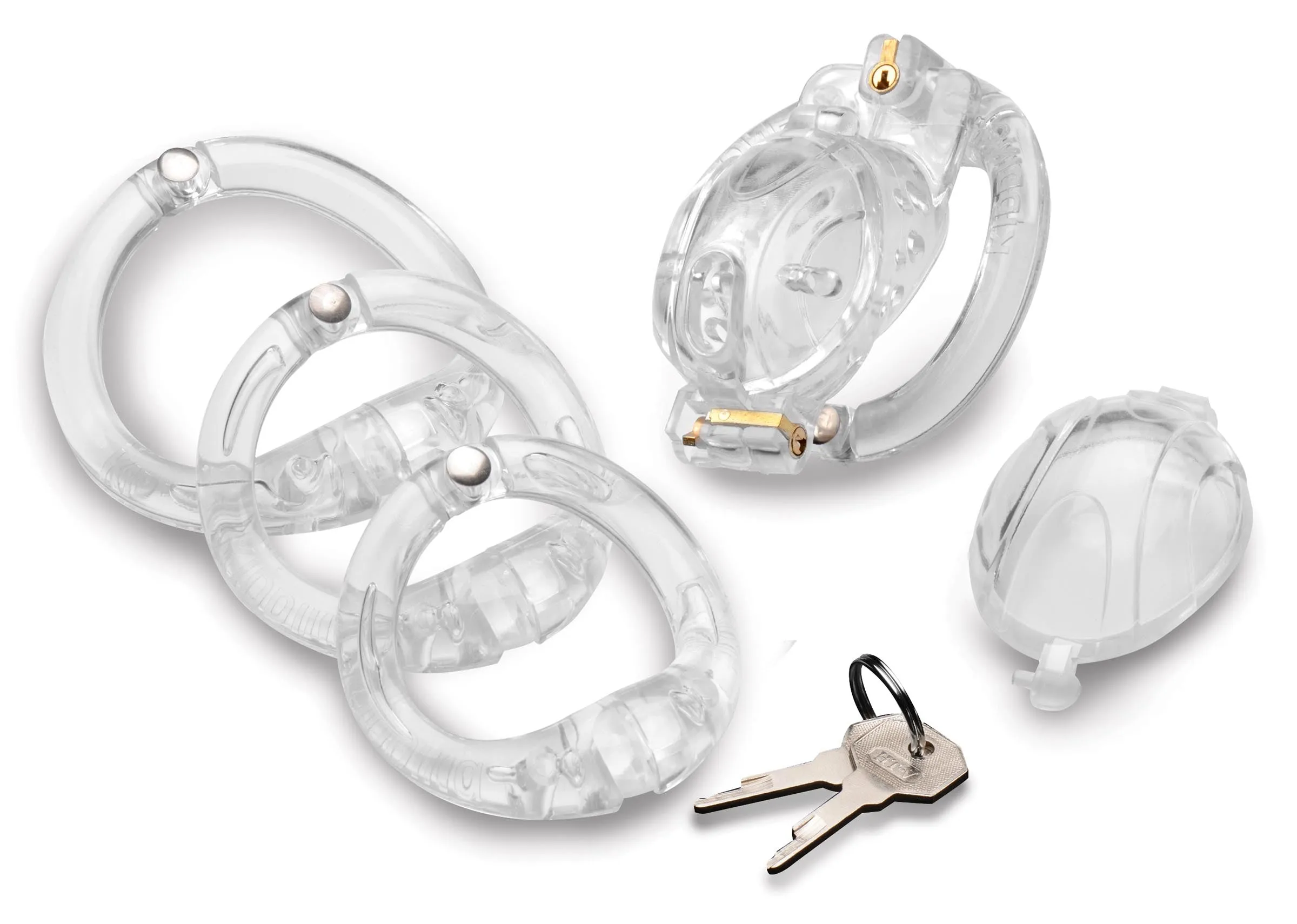 Lockdown Customizable Chastity Cage - Clear