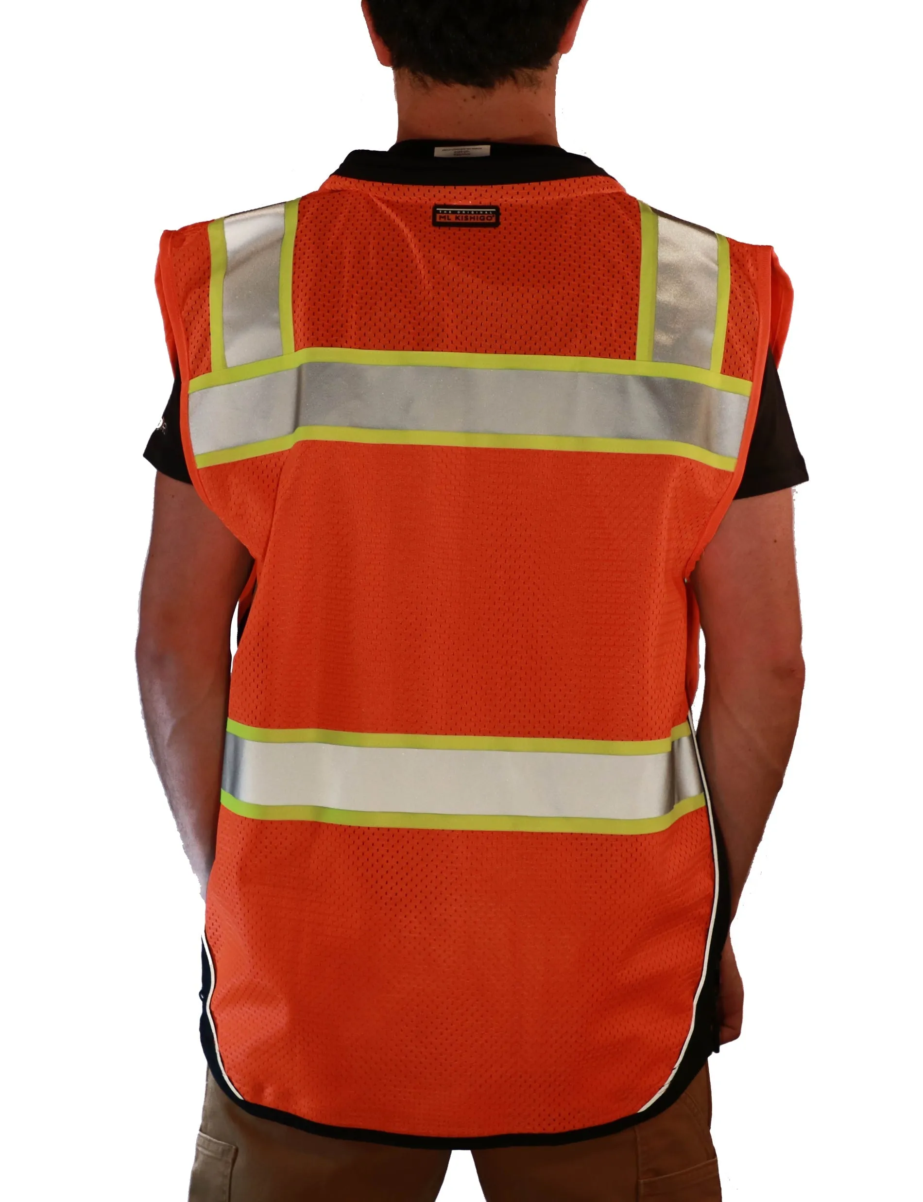 ML Kishigo Men's Premium Black Series Surveyors Vest