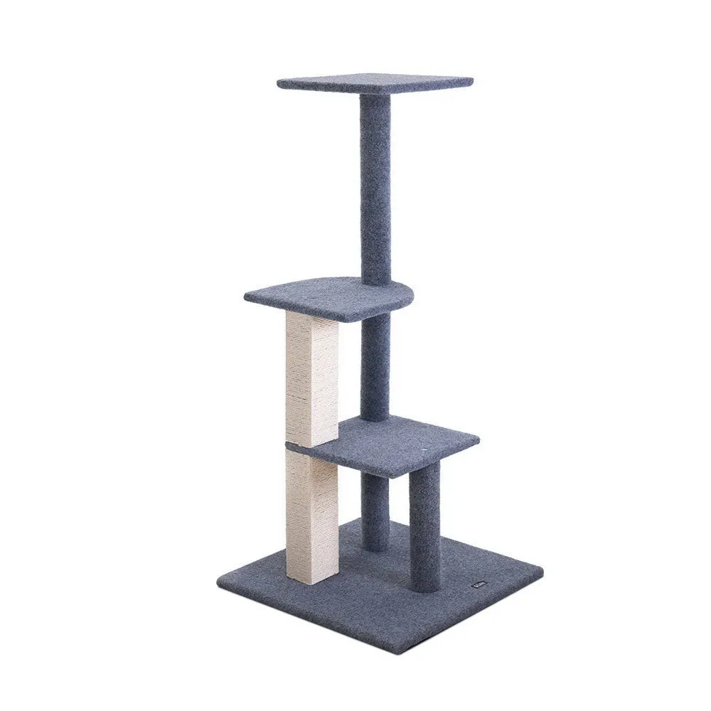 Multi-Level Cat Tree Tower, Sisal Posts, 124cm - i.Pet