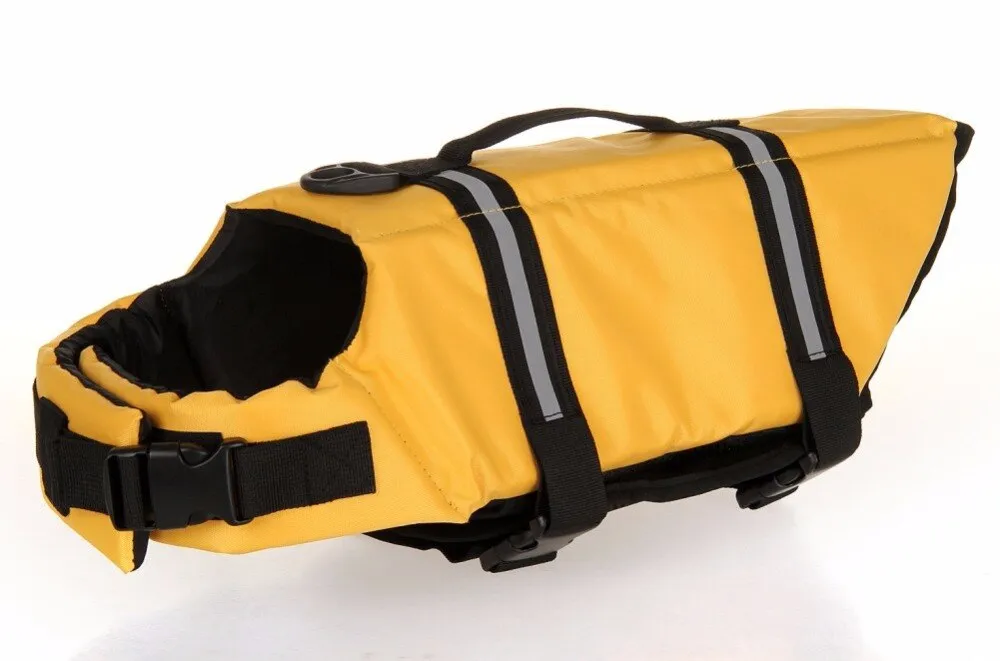 Multi-size Pet Aquatic Reflective Preserver Float Vest Dog Saver Life Jacket New