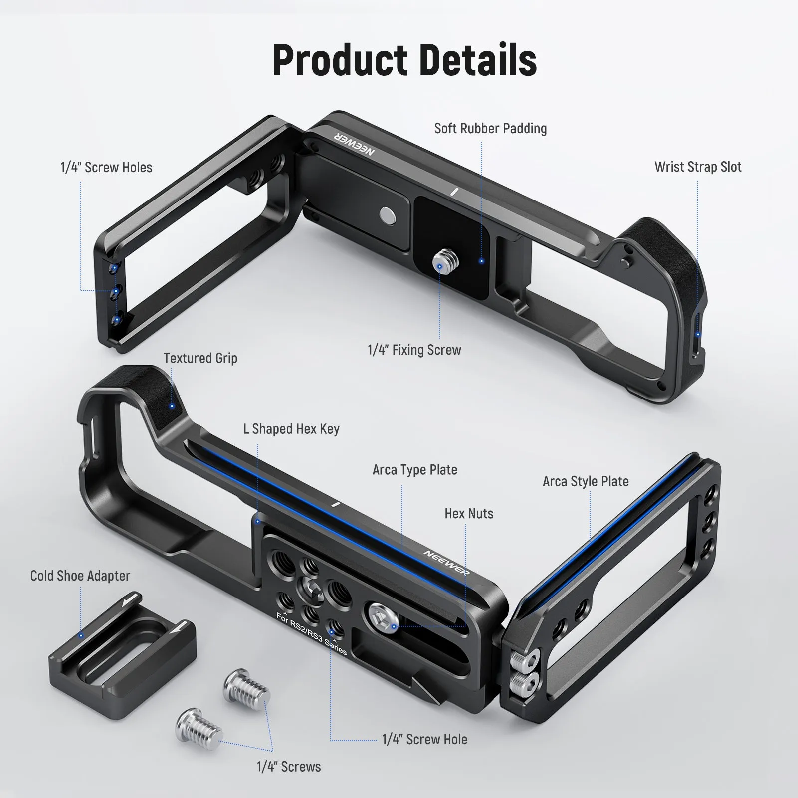 NEEWER CA014L L Bracket for FUJIFILM X-T5