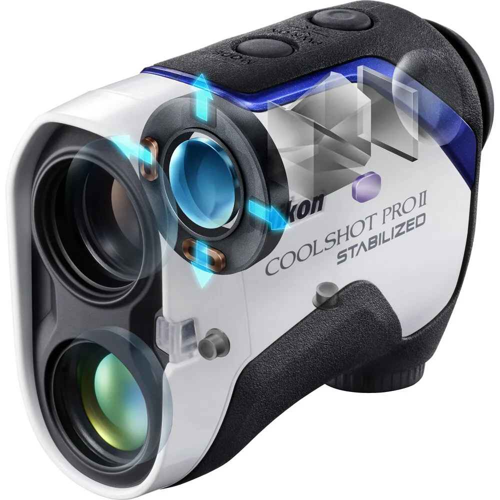 Nikon 6x21 CoolShot Pro II Stabilized Golf Laser Rangefinder