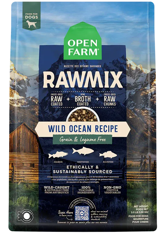 Open Farm - Grain & Legume Free RawMix - Wild Ocean Dog Food