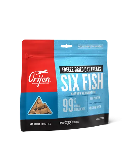 Orijen Freeze-Dried Cat Treats - Six Fish Recipe 1.25oz