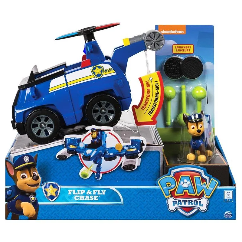 Paw Patrol Flip and Fly Chase, 2-in-1 Transforming Vehicle