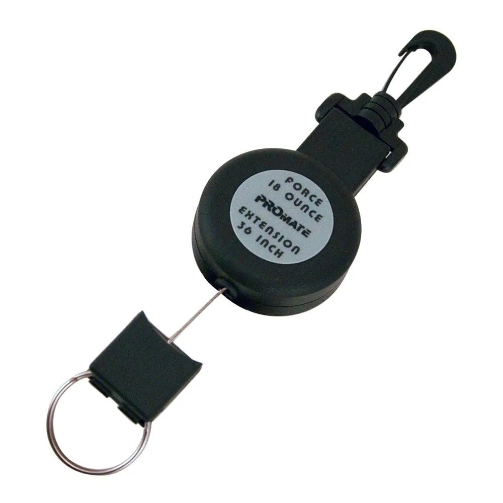 Promate Scuba Dive Gear Retractor for diving beacon light writing slate regulator octo holder - DR010