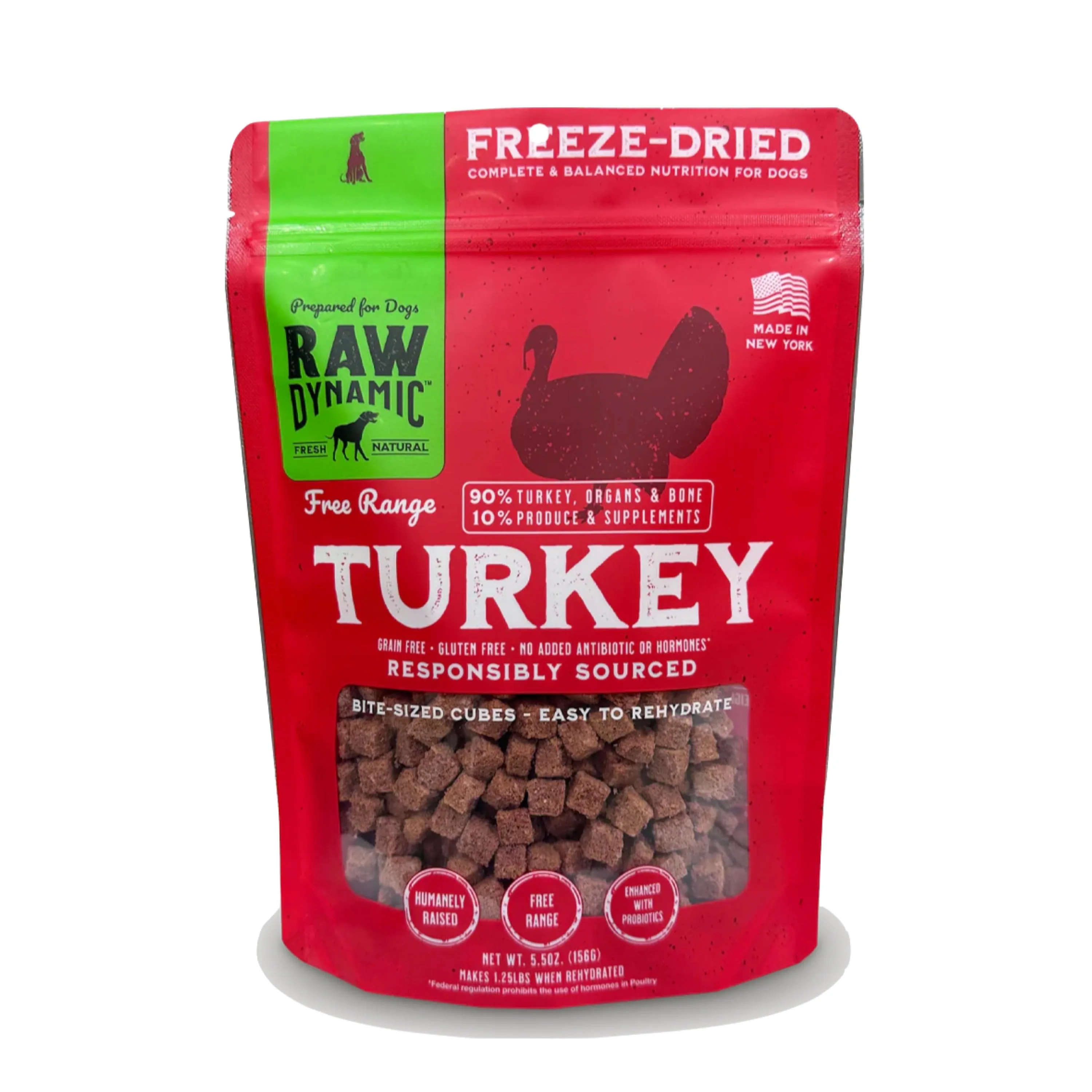 Raw Dynamic Freeze Dried Turkey