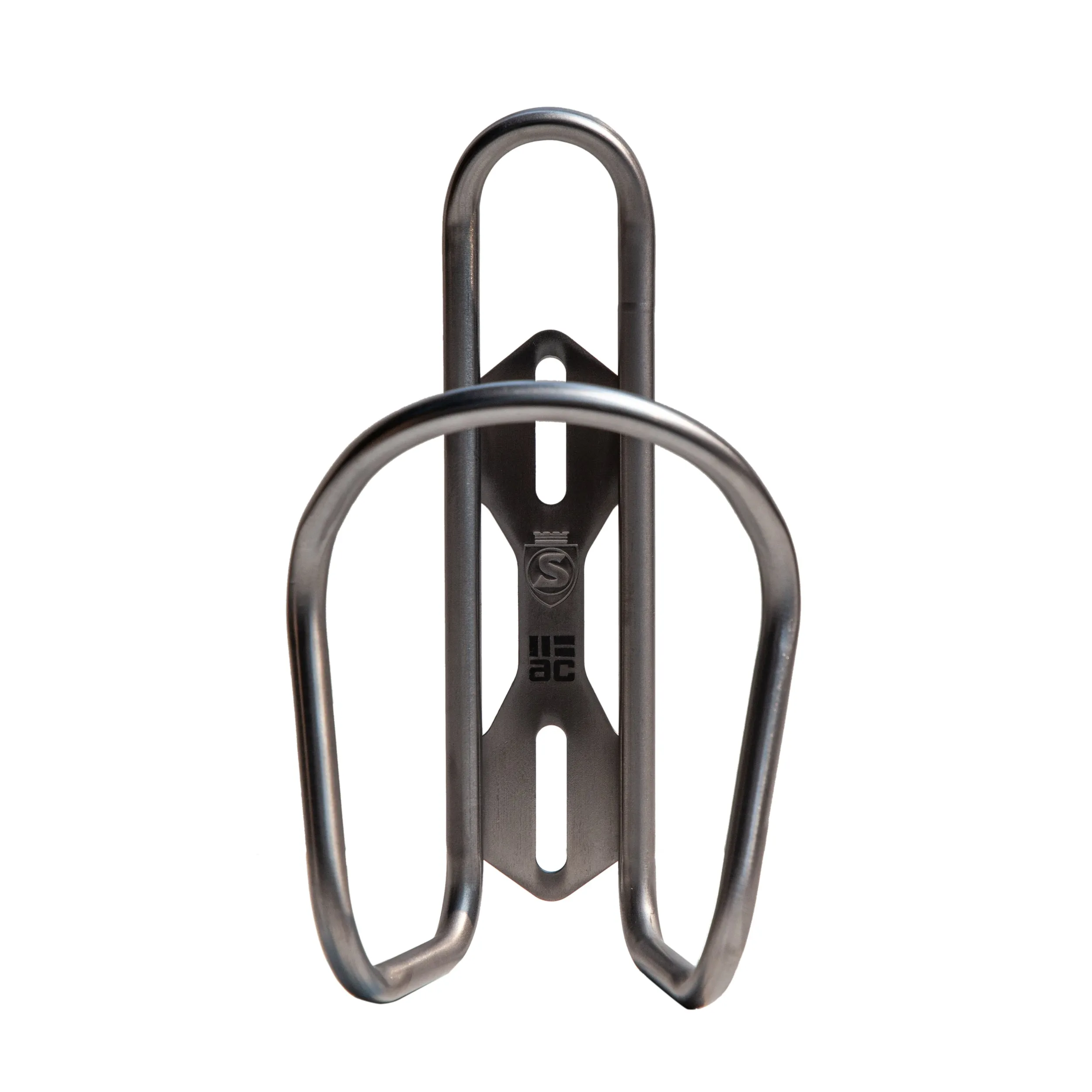 Silca Sicuro Bottle Cage Titanium (Raw) Ti AC Etched