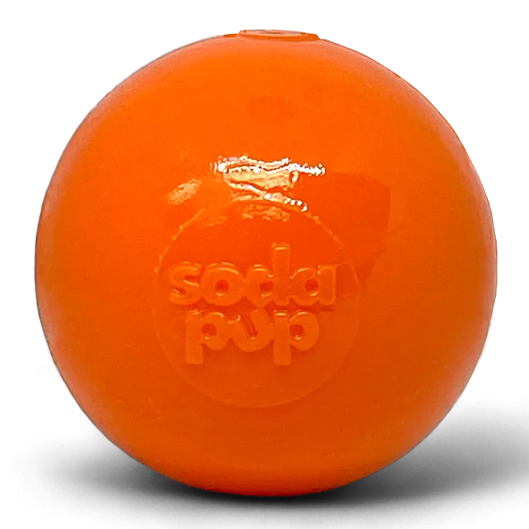 SodaPup Squeak Ball Ultra Durable PUP-X Squeaking, Chewing, Floating & Retrieving Ball Dog Toy