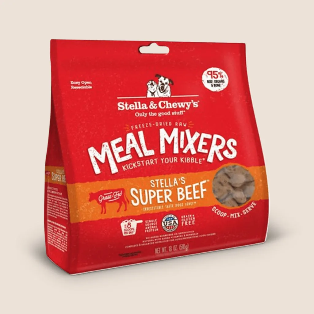 Stella & Chewy's Freeze-Dried Meal Mixer - Super Beef Recipe