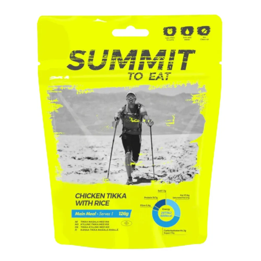 Summit To Eat Chicken Tikka w/ Rice Freeze Dried Meal Pouch