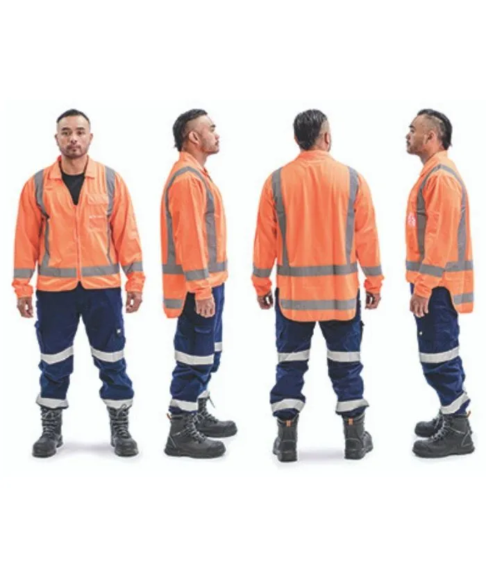 TTMC-W Long Sleeve Safety Vest - Zipped