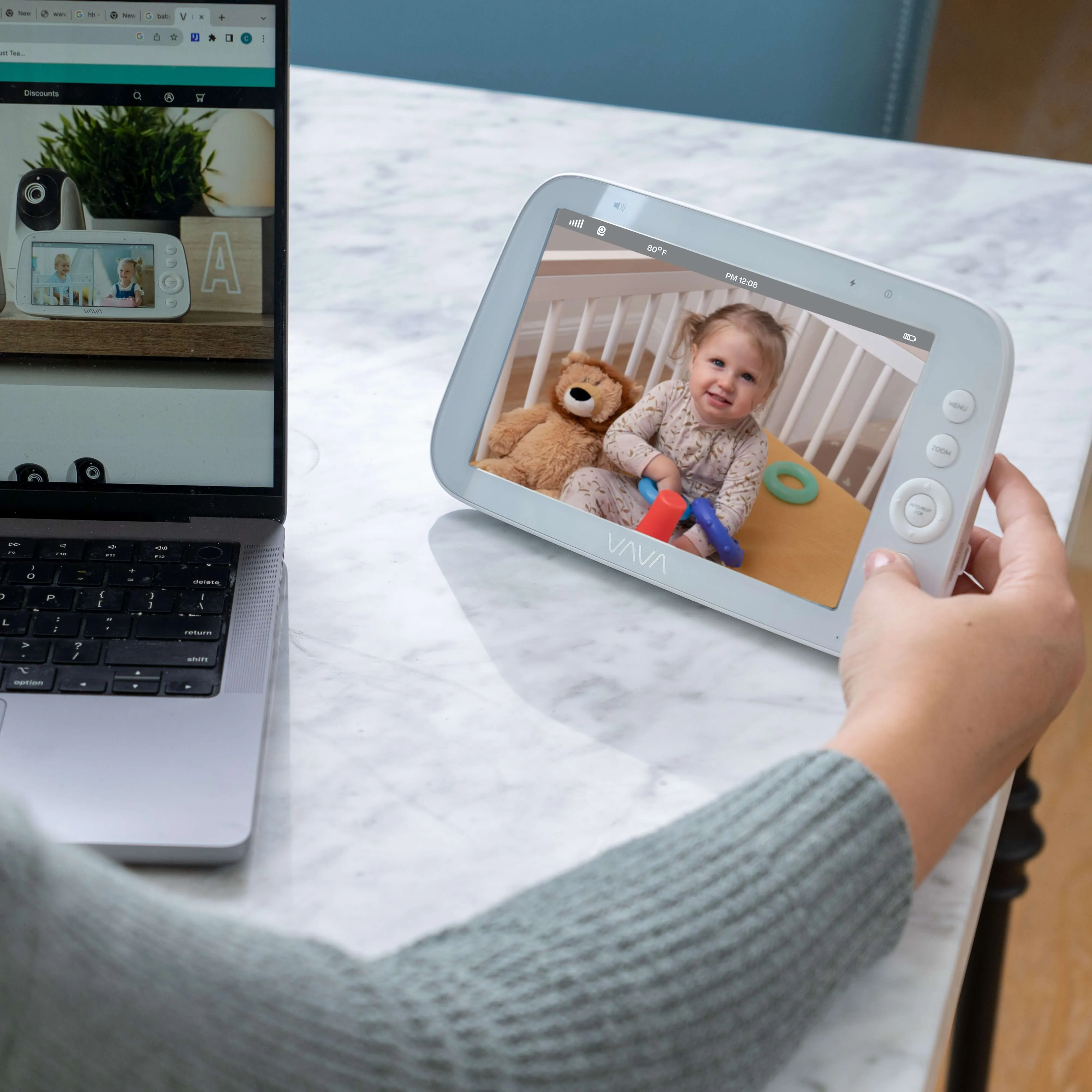 VAVA 8” 1080P Baby Monitor