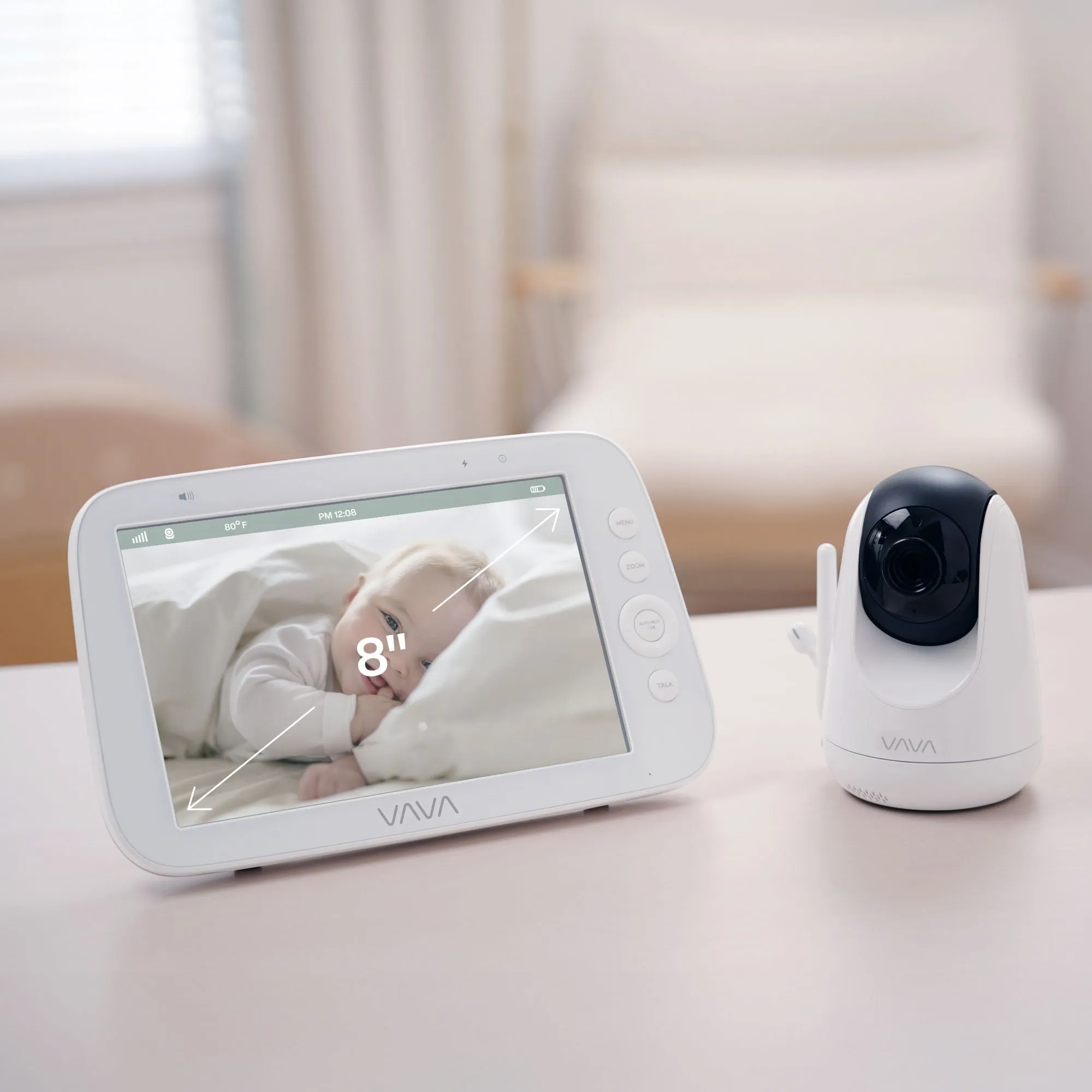 VAVA 8” 1080P Baby Monitor