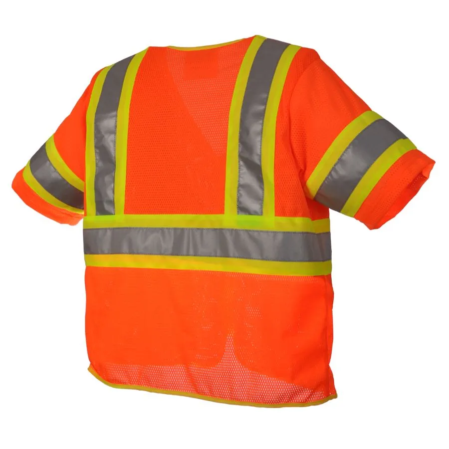 Viking Hi-Vis Sleeved Zipper Class 3 Safety  Vest