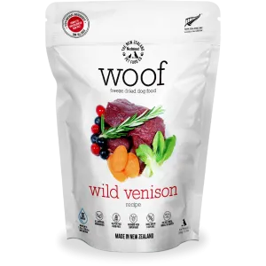 Woof Freeze-Dried Raw Wild Venison Dog Food 280g