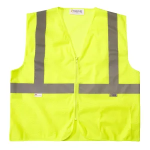 Xtreme Visibility XTREME VALUE CLASS 2 ZIP VEST