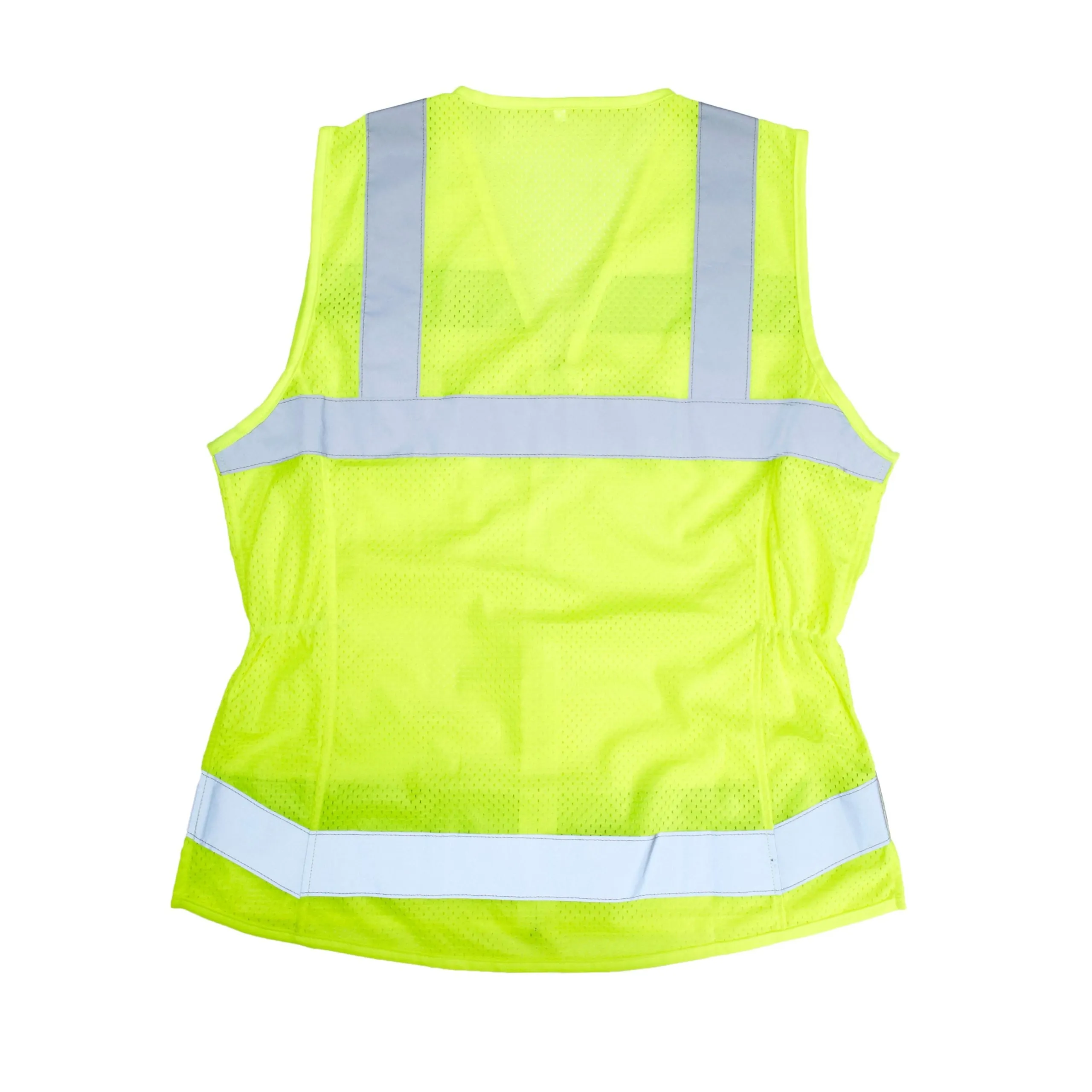 Xtreme Visibility XTREME VALUE WOMEN’S FITTED CLASS 2 ZIP VEST (YELLOW AND PINK)