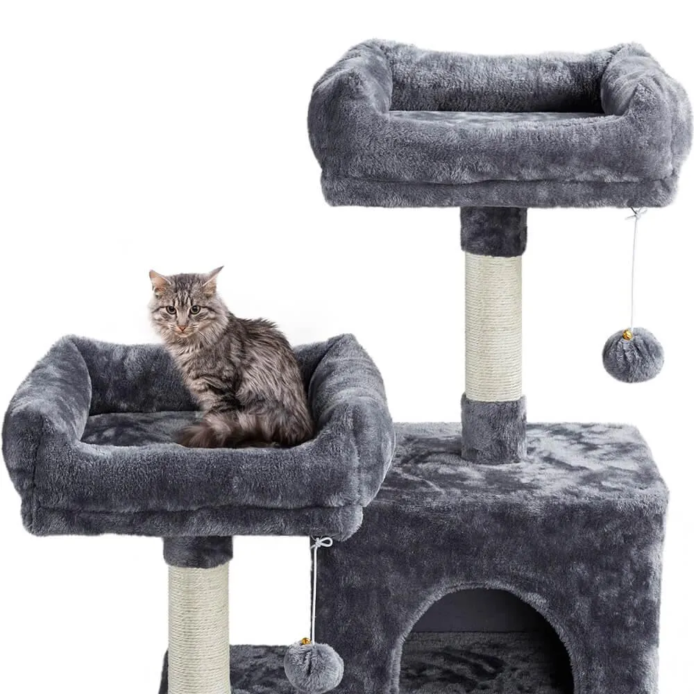 Yaheetech Cat Tree Condo for Medium/Large Cats 59 Inch